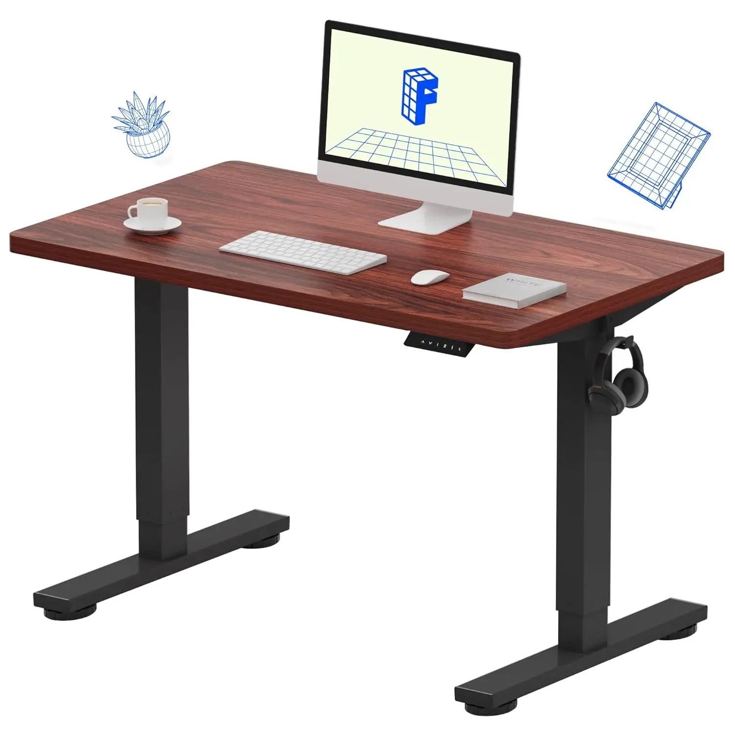 Standing Desk, Electric Adjustable With 4 Memory Presets, 176 LBS Capacity, Stable & Quiet, Seamless, Customized
Standing Desk, Electric Adjustable With 4 Memory Presets, 176 LBS Capacity, Stable & Quiet, Seamless, Customized