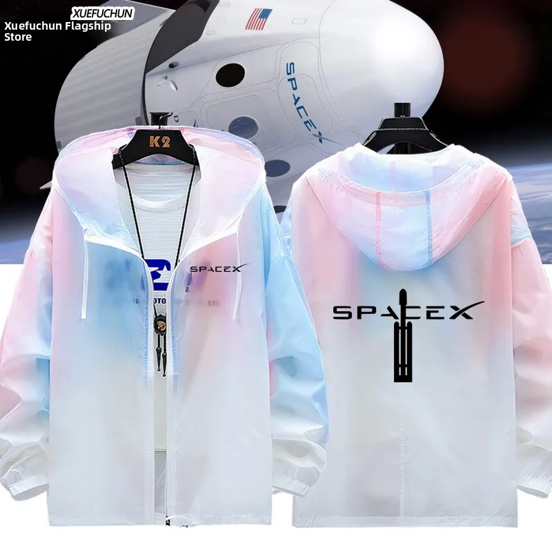 Ultra-Thin Men's Sunscreen Jaet Space Exploration Technology Starip ing Falcon Nine Outerwear Trendy Long Sve Zi...
Ultra-Thin Men's Sunscreen Jaet Space Exploration Technology Starip ing Falcon Nine Outerwear Trendy Long Sve Zi...