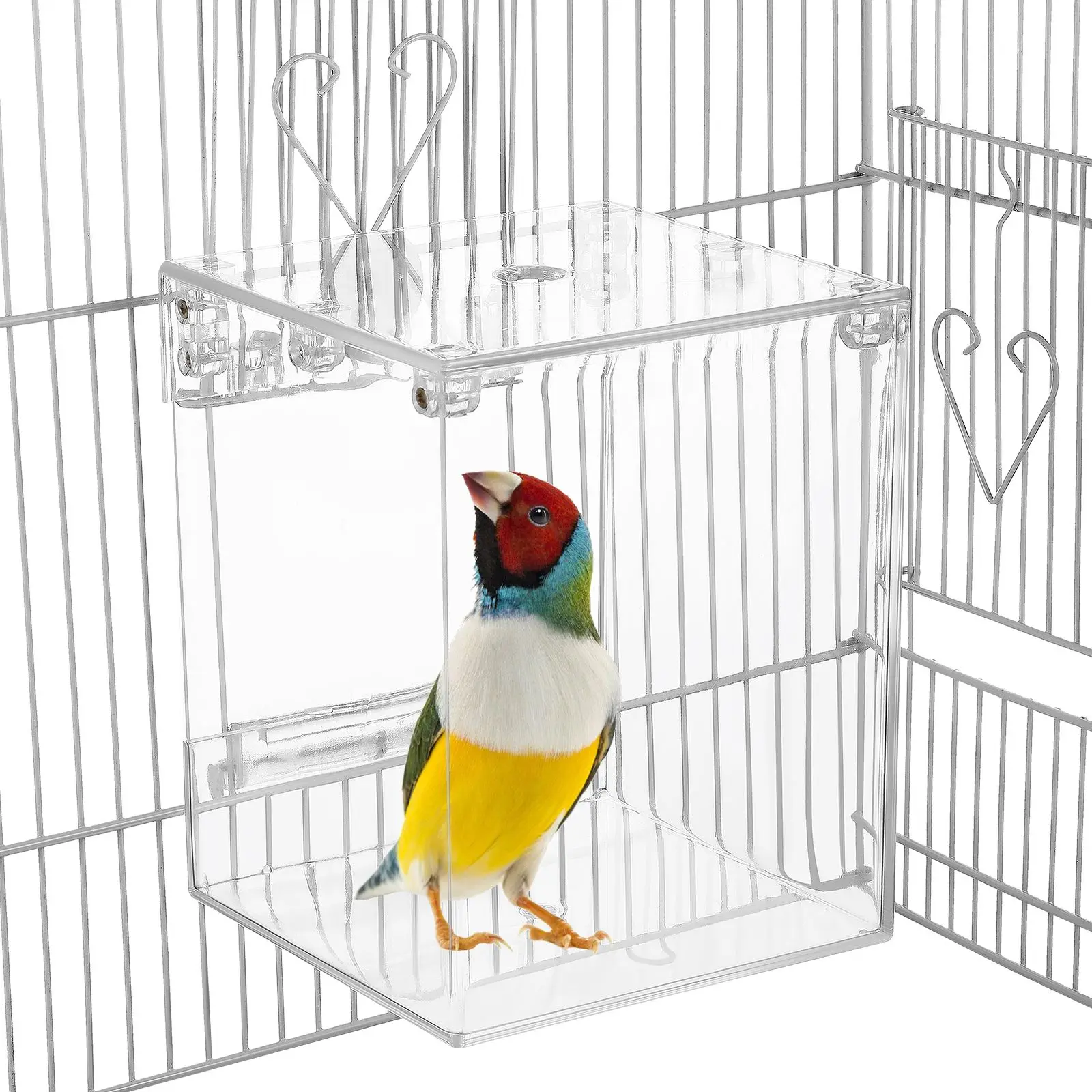 Parrot Bath Box Bird Cage Accessories Large Bathtub for Indoor Outdoor Use Acrylic Material Space Saving Design Multifunctional
Parrot Bath Box Bird Cage Accessories Large Bathtub for Indoor Outdoor Use Acrylic Material Space Saving Design Multifunctional