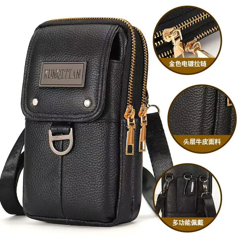 Large Size Men Genuine Leather Waist Bag Multifunctional Crossbody Shoulder Bag Belt Loop Fanny Pack Phone Pouch For Outdoor Tra
Large Size Men Genuine Leather Waist Bag Multifunctional Crossbody Shoulder Bag Belt Loop Fanny Pack Phone Pouch For Outdoor Tra