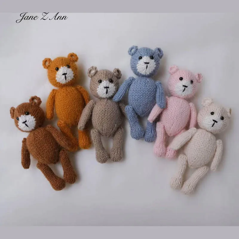 Newborn photography knitted doll handmade bear animal multi-color cute photo props about 5.5inch
Newborn photography knitted doll handmade bear animal multi-color cute photo props about 5.5inch