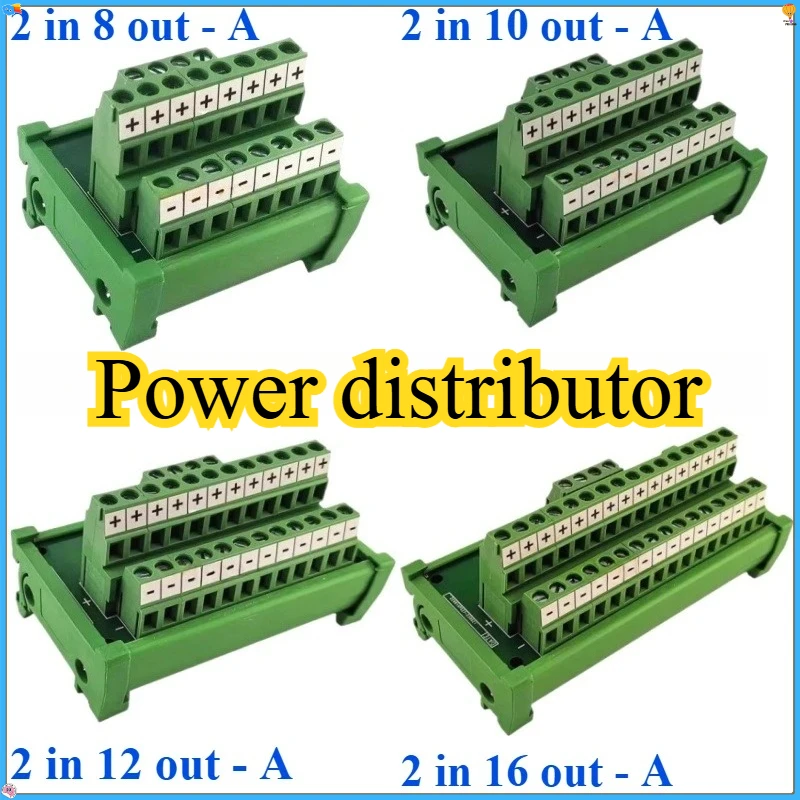 1PC DIN Type Screw Terminal Block Multi-In/Out PCB Distribution Box Parallel Power Cord Splitter Connector for Wiring
1PC DIN Type Screw Terminal Block Multi-In/Out PCB Distribution Box Parallel Power Cord Splitter Connector for Wiring