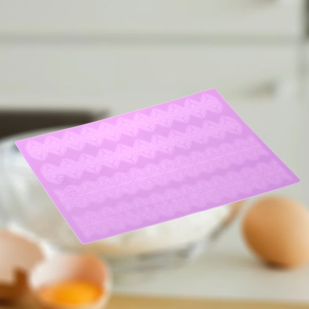 Silicone Lace Mat Cake Decorating Supplies Fondant Pad Reusable Non Stick Embossed Mat Sugar Craft Tool Baking Mould Flexible
Silicone Lace Mat Cake Decorating Supplies Fondant Pad Reusable Non Stick Embossed Mat Sugar Craft Tool Baking Mould Flexible