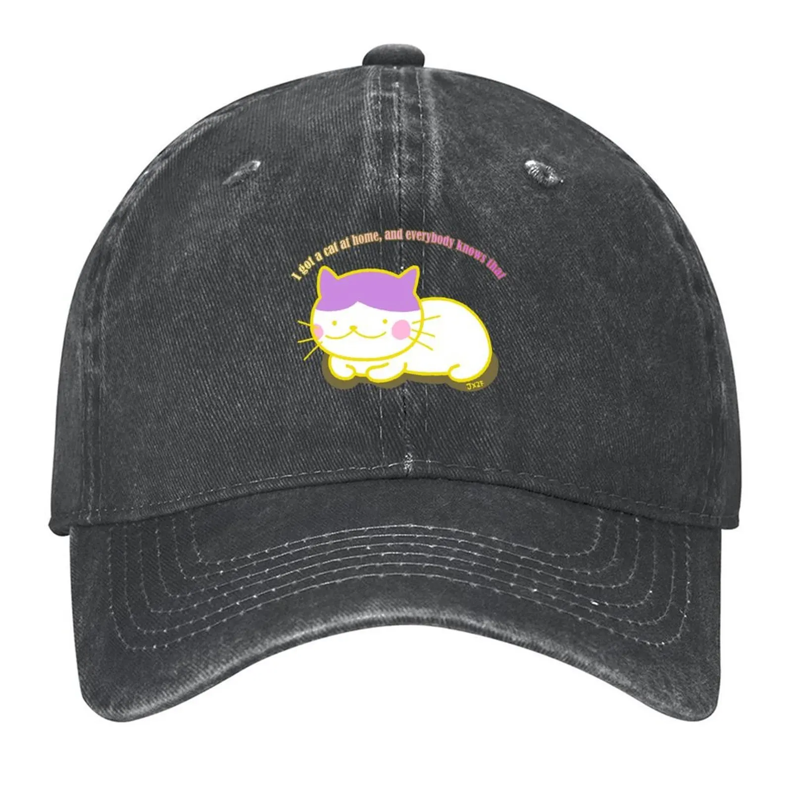 I got a cat at home, and everybody knows that@ Maeko and River Baseball Cap Snap Back Hat Luxury Cap Golf Men Women's 
I got a cat at home, and everybody knows that@ Maeko and River Baseball Cap Snap Back Hat Luxury Cap Golf Men Women's