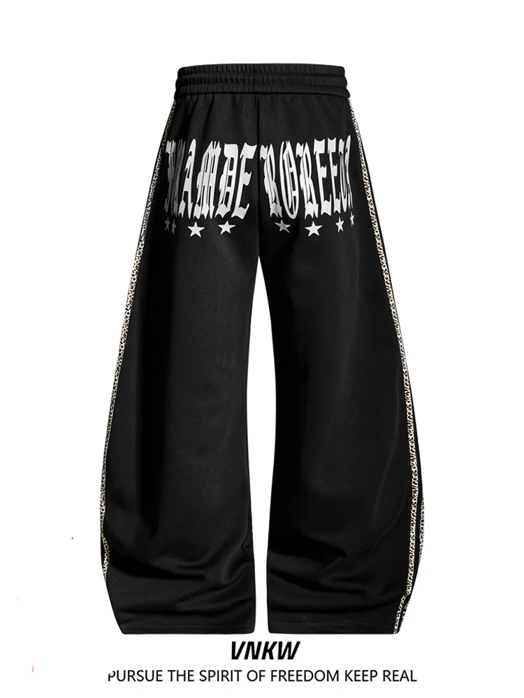 Американские ретро-брюки с леопардовым принтом, спортивные свободные брюки-джоггеры, повседневные брюки с буквенным принтом, универсальные длинные брюки
Американские ретро-брюки с леопардовым принтом, спортивные свободные брюки-джоггеры, повседневные брюки с буквенным принтом, универсальные длинные брюки