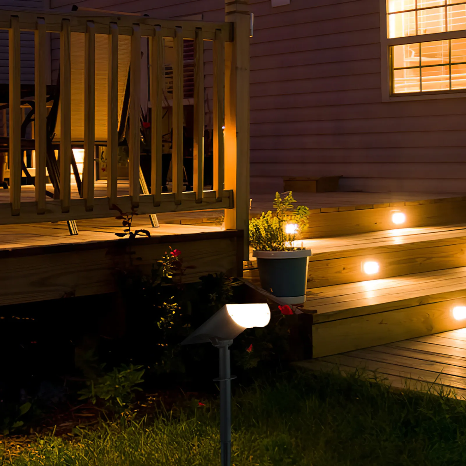 Solar Lawn Lights Outdoor Waterproof Bright LED Spotlights for Yard Garden Patio Pathway Driveway Landscape Decoration Dusk to
Solar Lawn Lights Outdoor Waterproof Bright LED Spotlights for Yard Garden Patio Pathway Driveway Landscape Decoration Dusk to