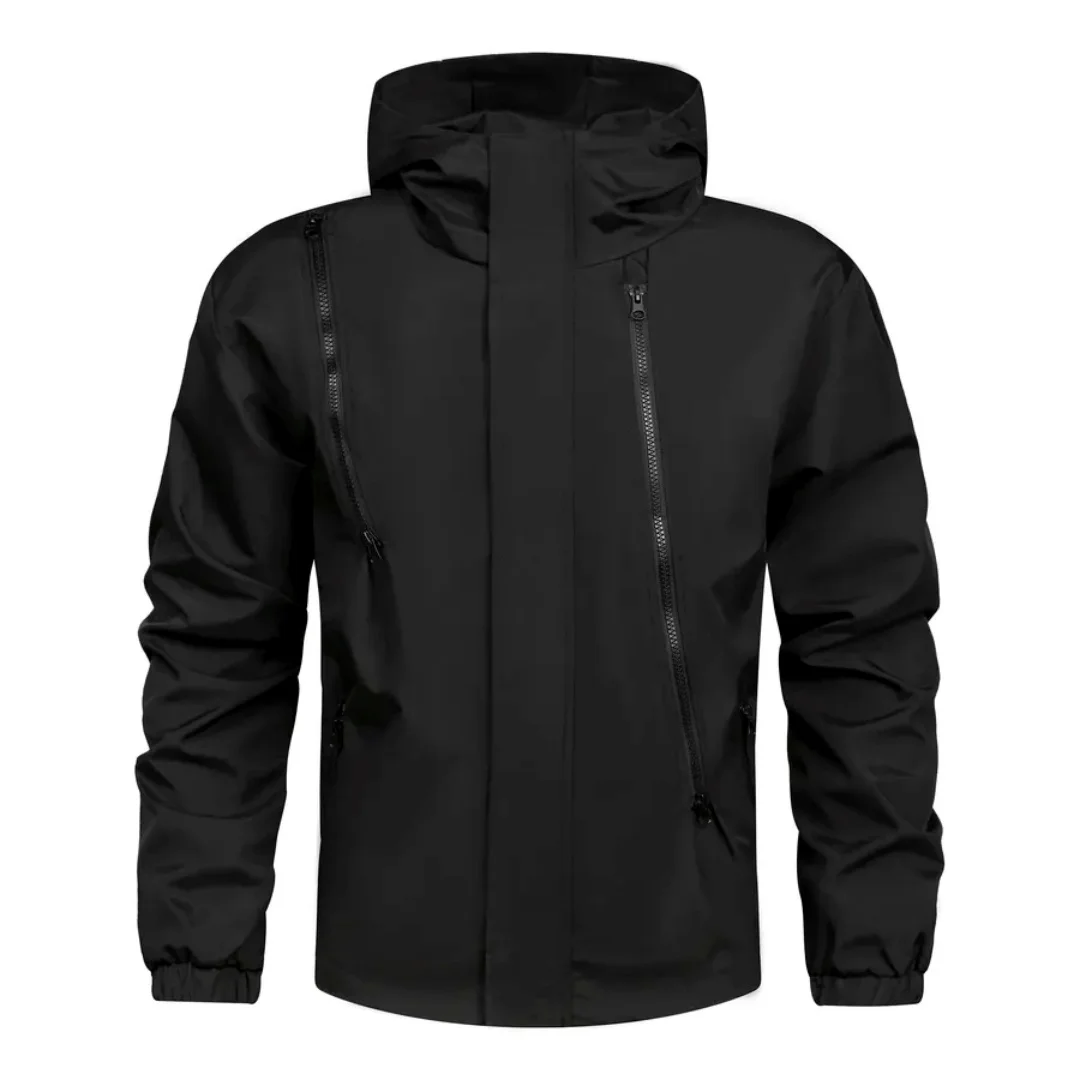 Men's Outdoor Jacket Casual Fashion Stylish Zipper Hooded Jackets Solid Color Simple Style Climbing Camping Outwear Autumn New 
Men's Outdoor Jacket Casual Fashion Stylish Zipper Hooded Jackets Solid Color Simple Style Climbing Camping Outwear Autumn New
