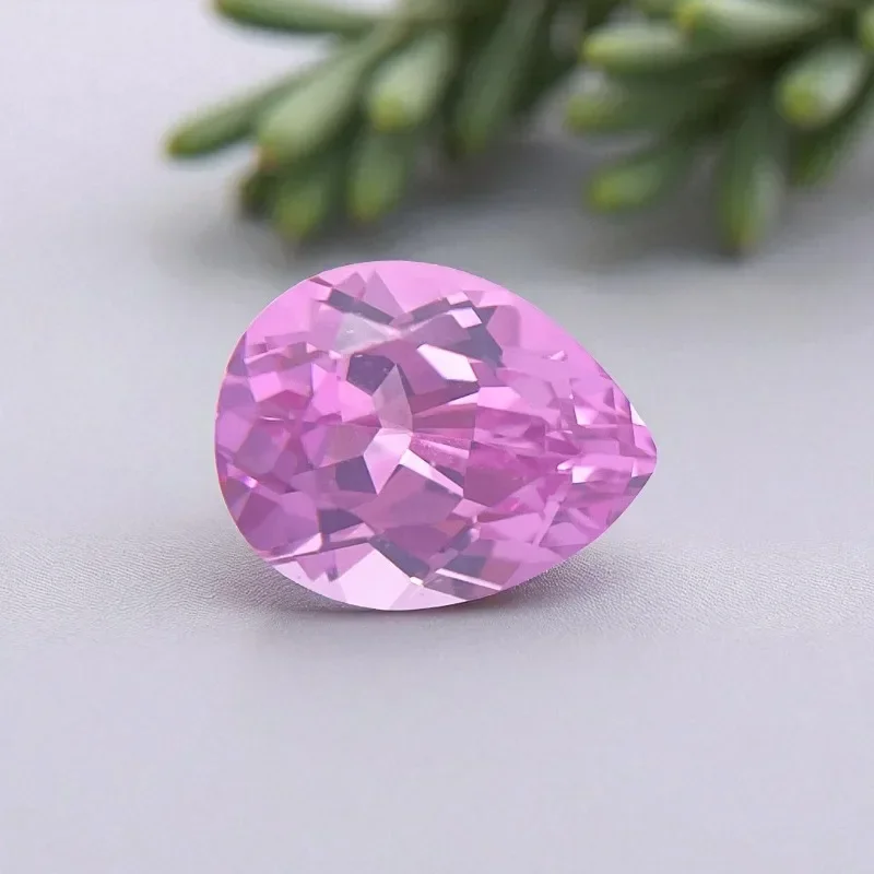 High Quality Lab Grown Sapphire Pear Cut Pink Color DIY Charms Jewelry Ring Making Main Materials Selectable Certificate
High Quality Lab Grown Sapphire Pear Cut Pink Color DIY Charms Jewelry Ring Making Main Materials Selectable Certificate