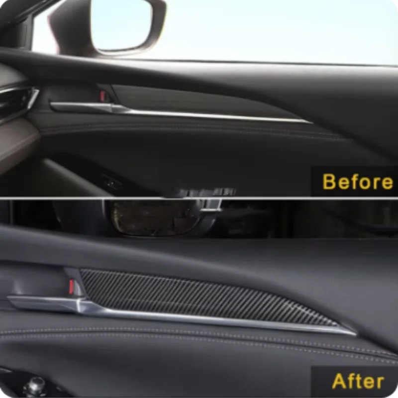 For Mazda 6 Atenza 2019-2023 door handrail panel glass lift switch/inner handle trim carbon fiber automotive interior accessorie
For Mazda 6 Atenza 2019-2023 door handrail panel glass lift switch/inner handle trim carbon fiber automotive interior accessorie