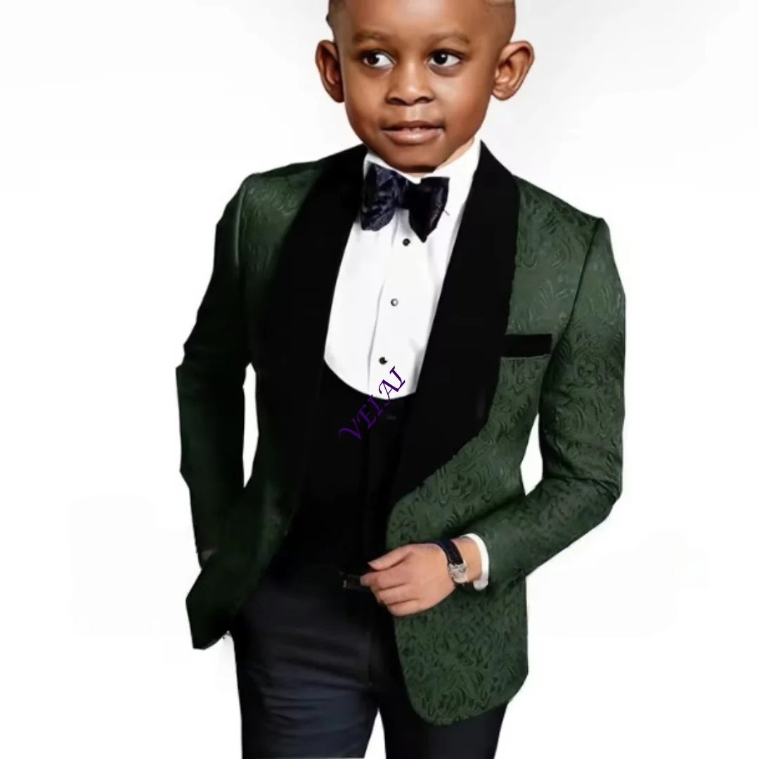 IFashion New Boys Suit Wedding Tuxedo Three-piece Suit Floral Jacket Pants Vest Formal Party Kids Clothes
IFashion New Boys Suit Wedding Tuxedo Three-piece Suit Floral Jacket Pants Vest Formal Party Kids Clothes