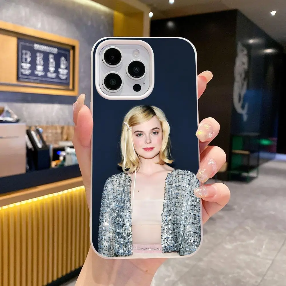 Elle Fanning Jelly Double layer White Mobile Phone Case for iPhone 17 16 15 14 13 12 11 Air Pro Max Plus Protective
Elle Fanning Jelly Double layer White Mobile Phone Case for iPhone 17 16 15 14 13 12 11 Air Pro Max Plus Protective