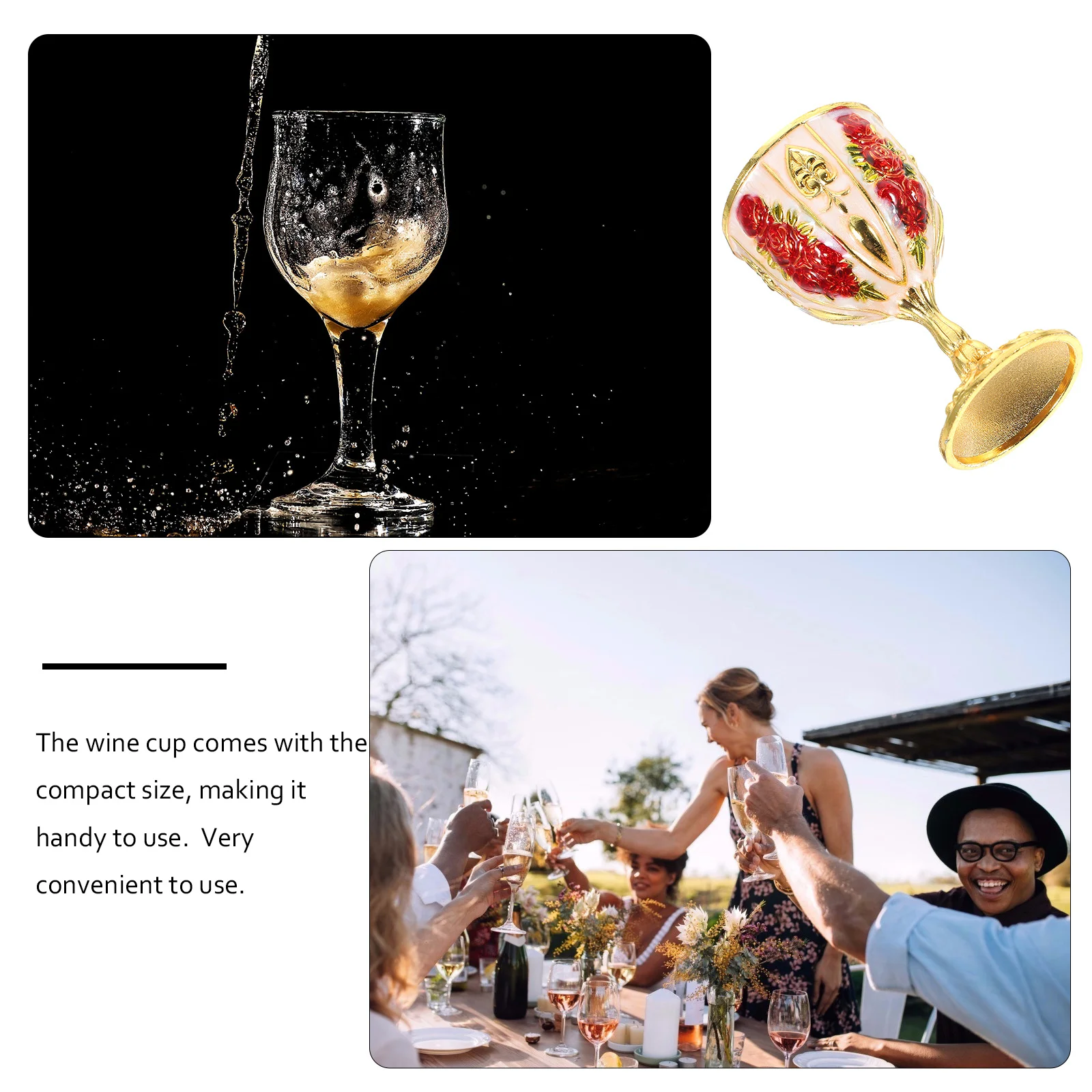 Vintage Cocktail Glasses Reusable Metal Wine Cups Anti Break Small Liquor Cup For Home Bar Restaurant Glassware
Vintage Cocktail Glasses Reusable Metal Wine Cups Anti Break Small Liquor Cup For Home Bar Restaurant Glassware