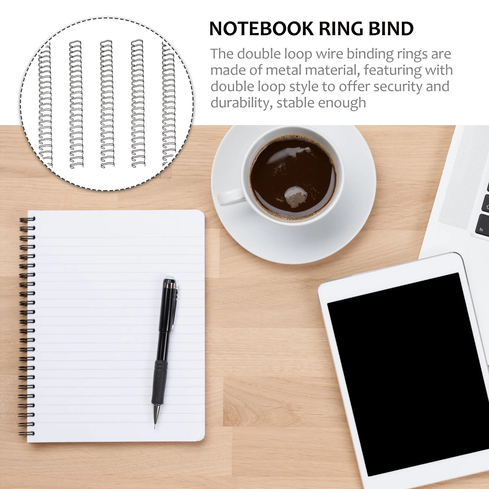 50 Pcs Binding Loose-leaf Notebook Double Coil Rings Wire Steel Clip Spiral Notebooks
50 Pcs Binding Loose-leaf Notebook Double Coil Rings Wire Steel Clip Spiral Notebooks