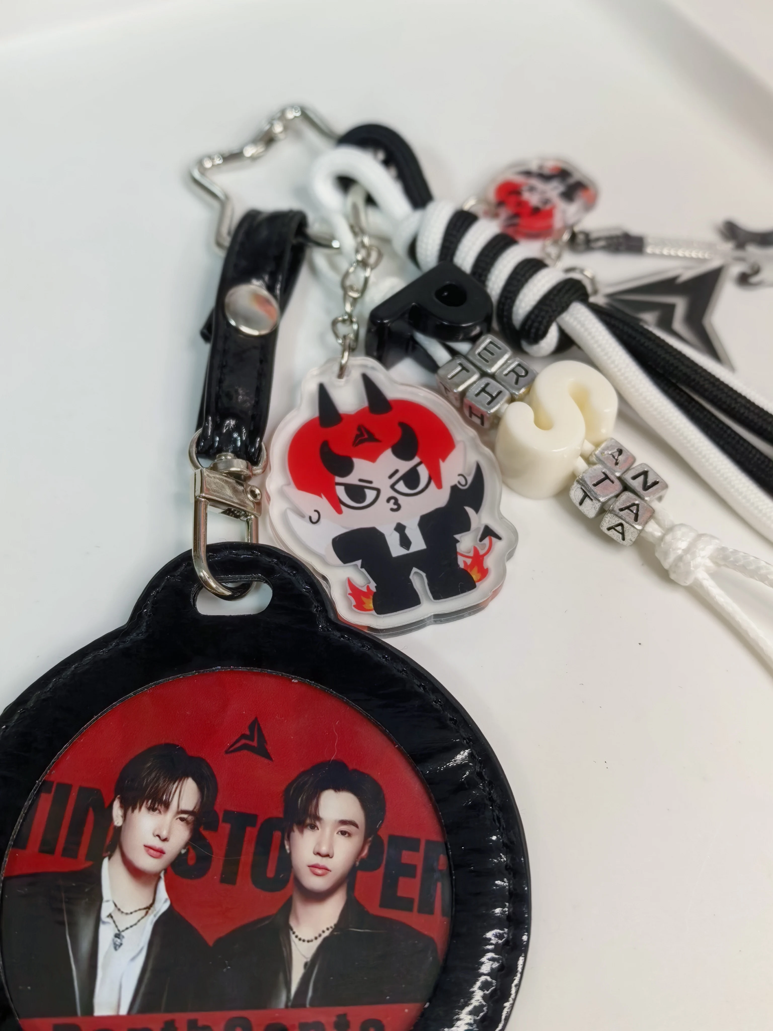 Handmade Gmm Thai Star Thai Star Perthsanta Thai TV Perfect 10 Liners Dangerous Bag Decoration Accessories Bag Pendant Keychain
Handmade Gmm Thai Star Thai Star Perthsanta Thai TV Perfect 10 Liners Dangerous Bag Decoration Accessories Bag Pendant Keychain