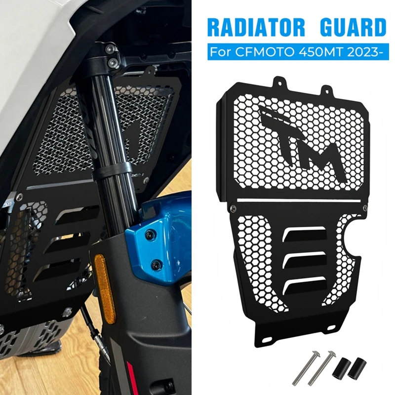Aluminum Motorcycle Engine Water Tank Radiator Grill Oil Cooler Guard Protection Cover FOR CFMOTO 450MT MT450 450 MT 450 2023-UP
Aluminum Motorcycle Engine Water Tank Radiator Grill Oil Cooler Guard Protection Cover FOR CFMOTO 450MT MT450 450 MT 450 2023-UP