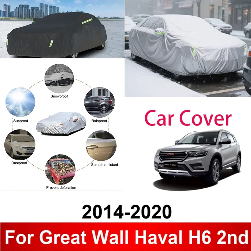 for Great Wall Haval H6 2nd 2014-2020 Full Car Covers Outdoor Sun Anti UV Rain Snow Dust Protection Oxford Cloth Accessories
for Great Wall Haval H6 2nd 2014-2020 Full Car Covers Outdoor Sun Anti UV Rain Snow Dust Protection Oxford Cloth Accessories