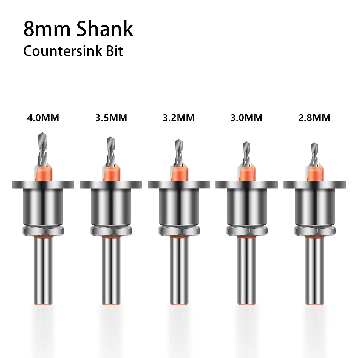 8mm Shank Countersink Drill Bit With Stop Alloy Head Taper Hole Step Drill For Wood Screw Installation Woodworking Drilling
8mm Shank Countersink Drill Bit With Stop Alloy Head Taper Hole Step Drill For Wood Screw Installation Woodworking Drilling
