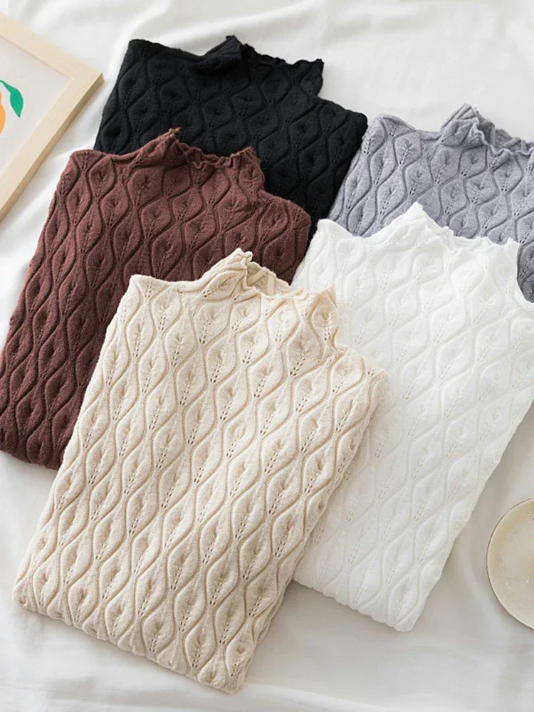 Artsu Spring Autumn Turtleneck Long Sleeve Sweaters Women Skinny Basic Knitted Tops Casual Streetwear Y2K Clothes Pullover
Artsu Spring Autumn Turtleneck Long Sleeve Sweaters Women Skinny Basic Knitted Tops Casual Streetwear Y2K Clothes Pullover