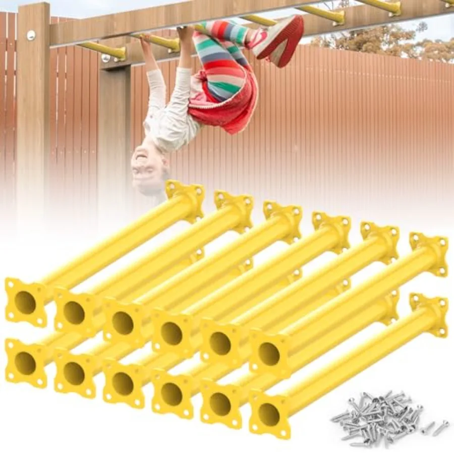 16.5 Inch Monkey Bars Kit Playground Ladder Rungs for Backyard Indoor Outdoor Metal Monkey Bars Swing Set Playset Accessories 1
16.5 Inch Monkey Bars Kit Playground Ladder Rungs for Backyard Indoor Outdoor Metal Monkey Bars Swing Set Playset Accessories 1