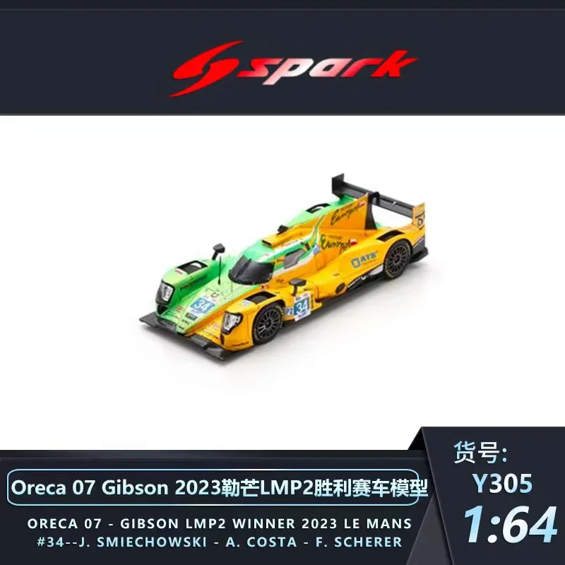 Модель автомобиля под давлением Spark 1:64 Oreca 07-Gibson No.34, победитель соревнований между Европолом LM P2 класс 24H 2023
Модель автомобиля под давлением Spark 1:64 Oreca 07-Gibson No.34, победитель соревнований между Европолом LM P2 класс 24H 2023