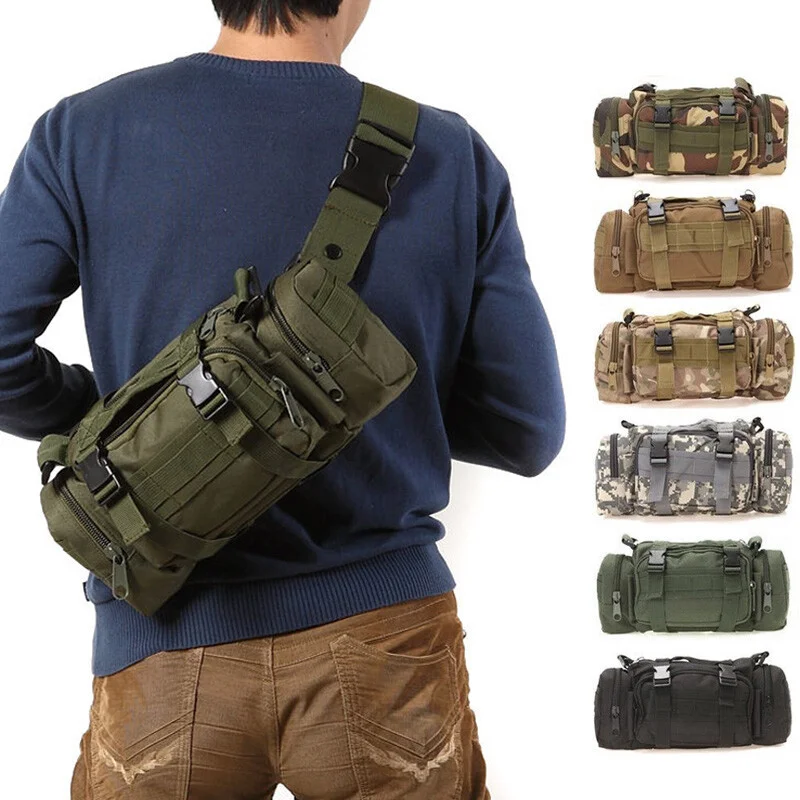 Military Tactical Fishing Camping Pouch Outdoor Waist Bag Climbing Shoulder Bags
Military Tactical Fishing Camping Pouch Outdoor Waist Bag Climbing Shoulder Bags