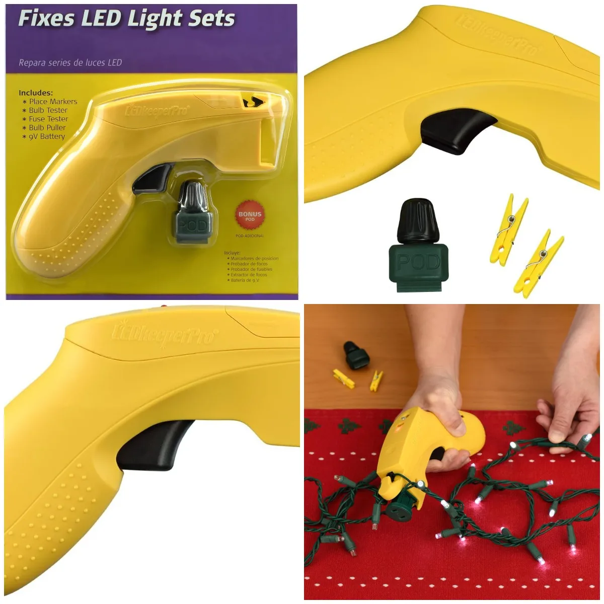 NEW Pro - The Complete LED Christmas Holiday Light Set Repair Tool To Fix LED Light Sets
