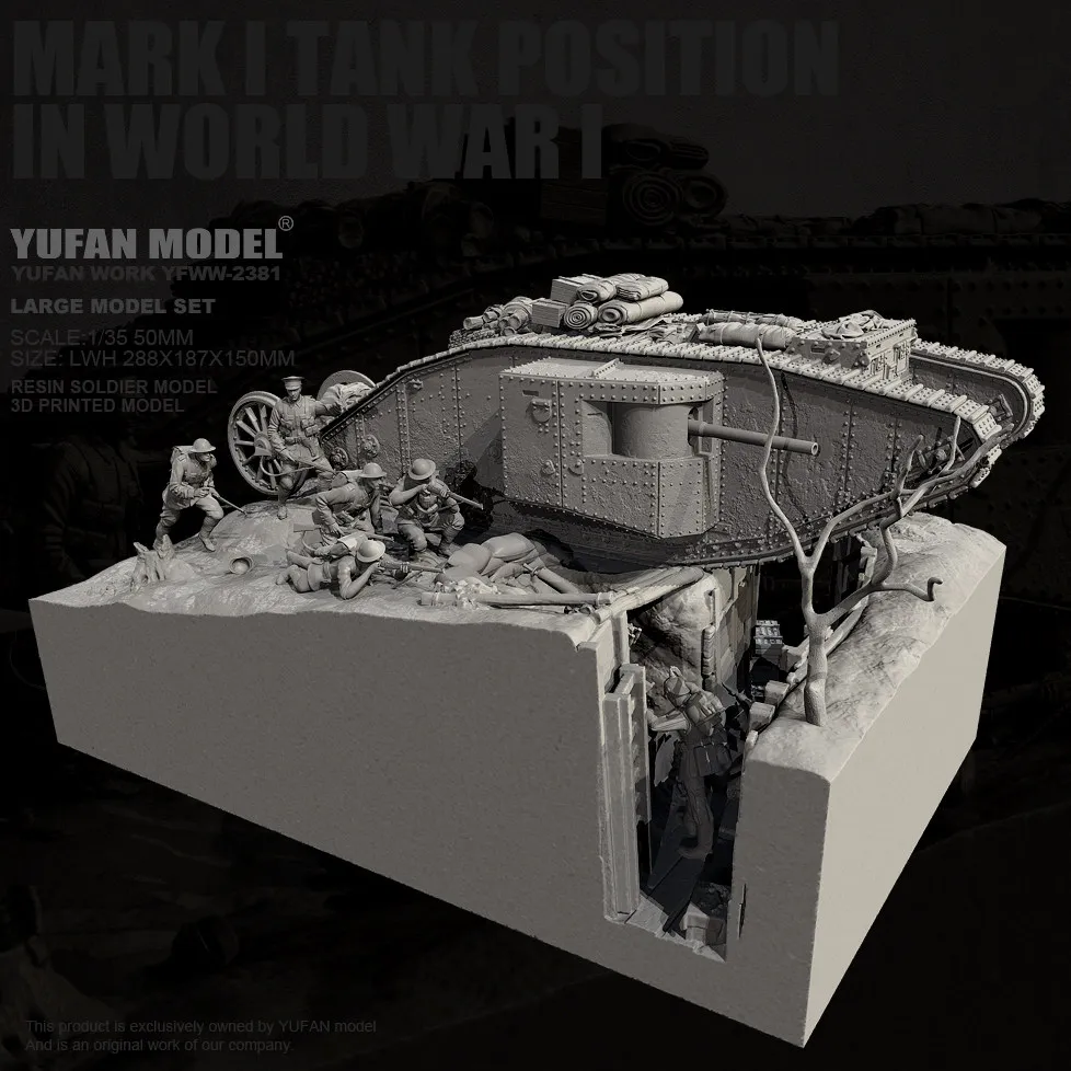 YUFAN MODEL 1/35 Resin Soldier model kits (Complete Set) colorless and self-assembled (3D Printing ) YFWW-2381/3D
YUFAN MODEL 1/35 Resin Soldier model kits (Complete Set) colorless and self-assembled (3D Printing ) YFWW-2381/3D