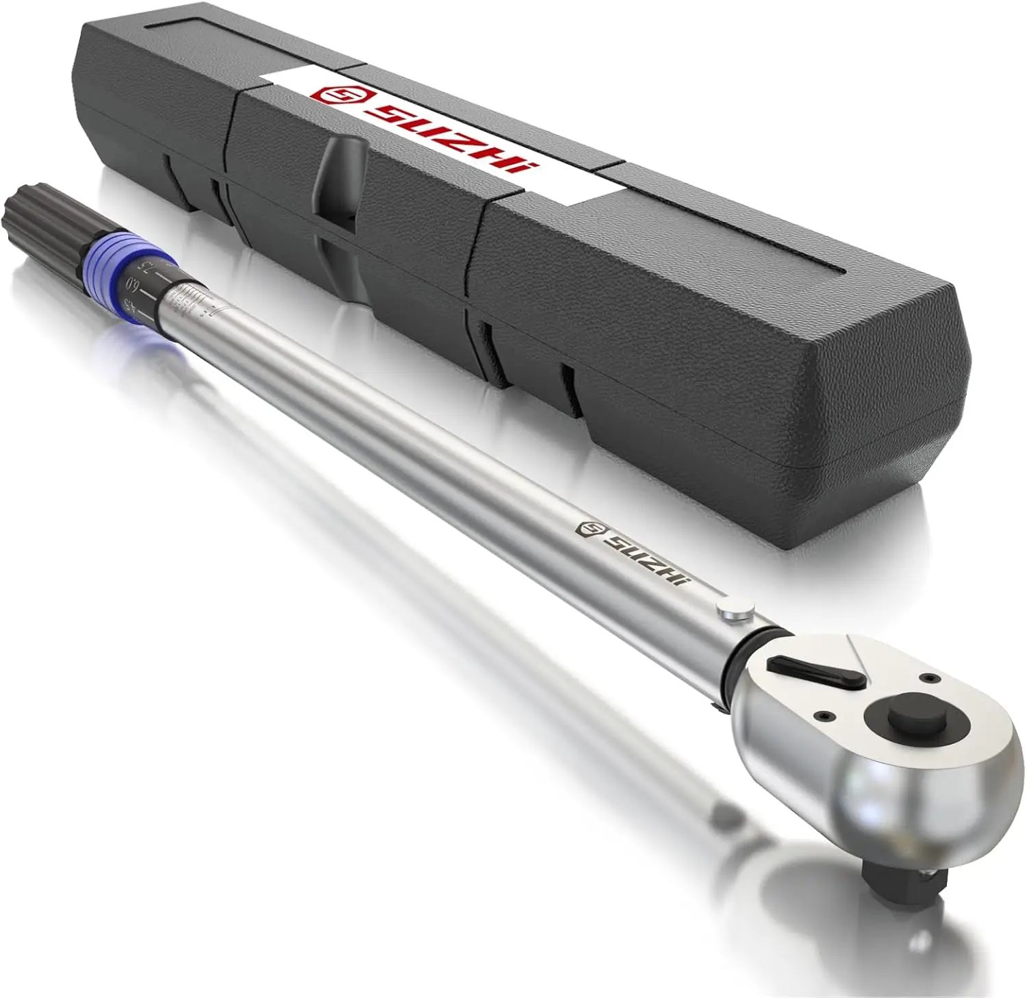3/4" Drive Torque Wrench, 100-400 ft lb/136-542 N.m, Dual Direction, Cr-Mo Head, Aluminum Handle, Heavy Duty
3/4" Drive Torque Wrench, 100-400 ft lb/136-542 N.m, Dual Direction, Cr-Mo Head, Aluminum Handle, Heavy Duty