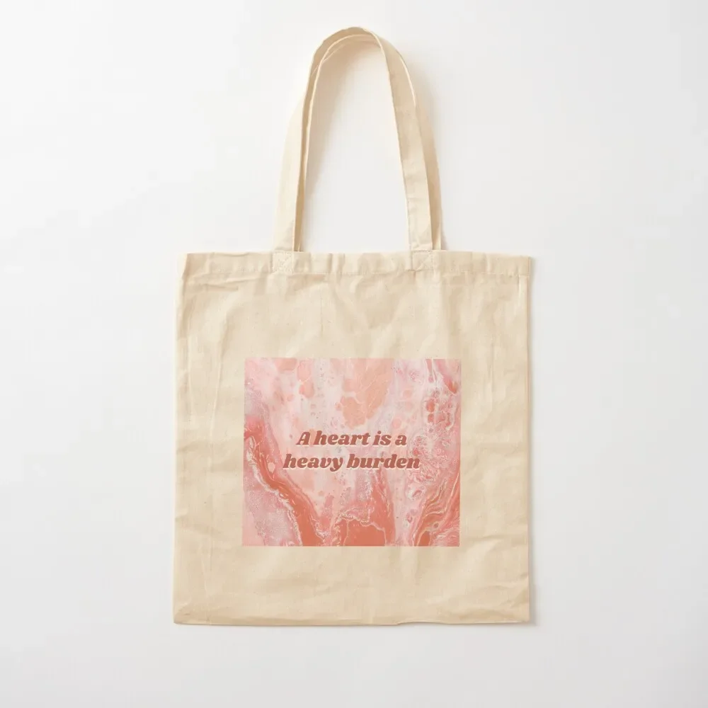 A heart is a heavy burden Tote Bag ecological bags reusable shopping bags Tote Bag
A heart is a heavy burden Tote Bag ecological bags reusable shopping bags Tote Bag