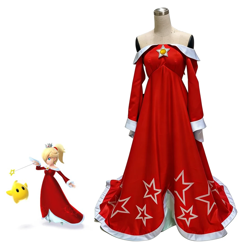 Anime Movie Fire Rosalina Cosplay Costume Red Ball Gown Women Halloween Fancy Princess Dress Custom Made
Anime Movie Fire Rosalina Cosplay Costume Red Ball Gown Women Halloween Fancy Princess Dress Custom Made