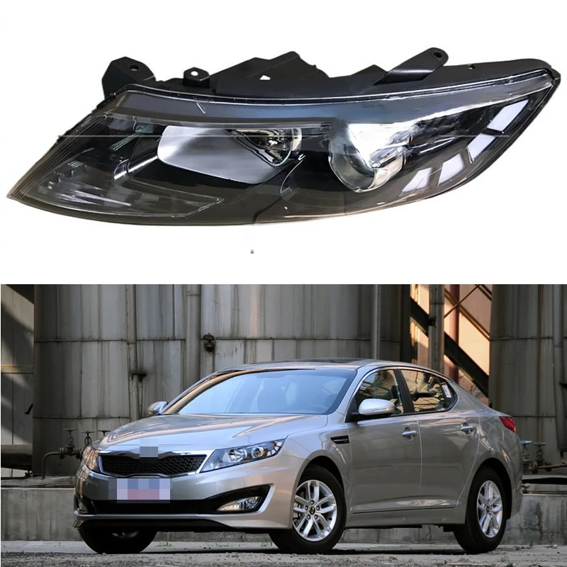 For Kia K5 headlight assembly 2011-2013 old model K5 headlights, front lighting lampshade, high beam and low beam
For Kia K5 headlight assembly 2011-2013 old model K5 headlights, front lighting lampshade, high beam and low beam