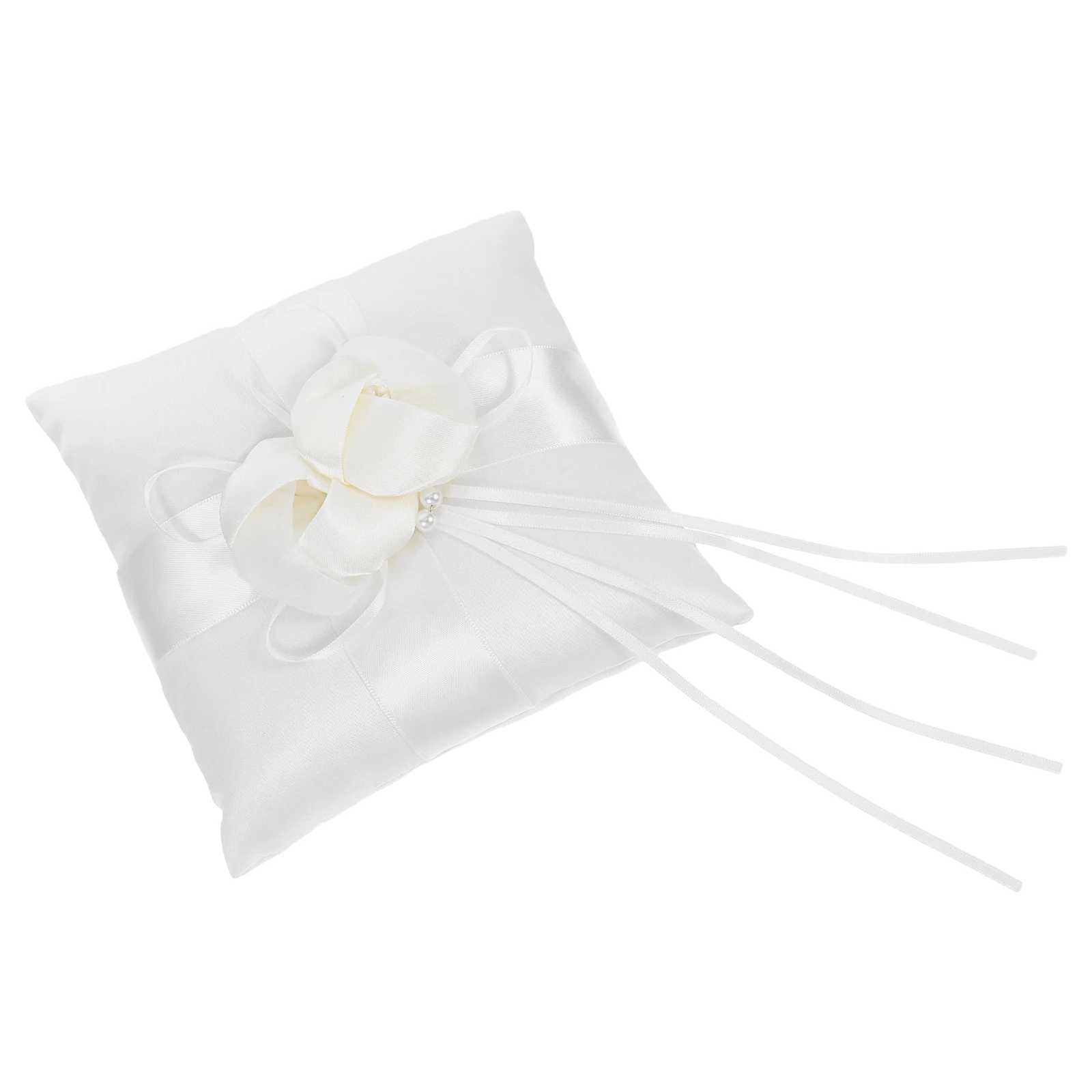 15*15cm Lovely Flower Buds & Faux Pearls Decor Bridal Wedding Ceramony Pocket Ring Pillow Cushion Bearer with Ribbons (White)
15*15cm Lovely Flower Buds & Faux Pearls Decor Bridal Wedding Ceramony Pocket Ring Pillow Cushion Bearer with Ribbons (White)