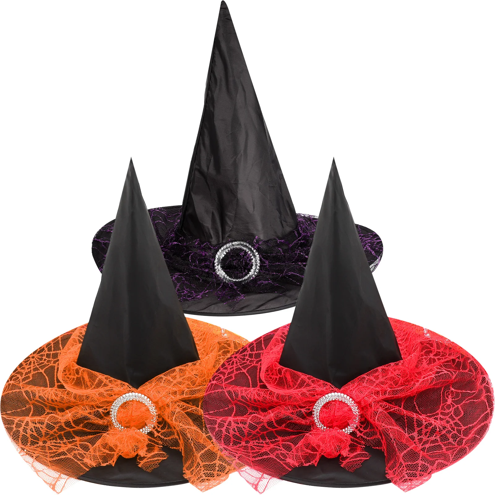 3pcs Halloween Witch Hat Costume Party Hat Vintage Steampunk Cosplay Decorative Fancy Dress Carnival Role Play Accessory For 
3pcs Halloween Witch Hat Costume Party Hat Vintage Steampunk Cosplay Decorative Fancy Dress Carnival Role Play Accessory For