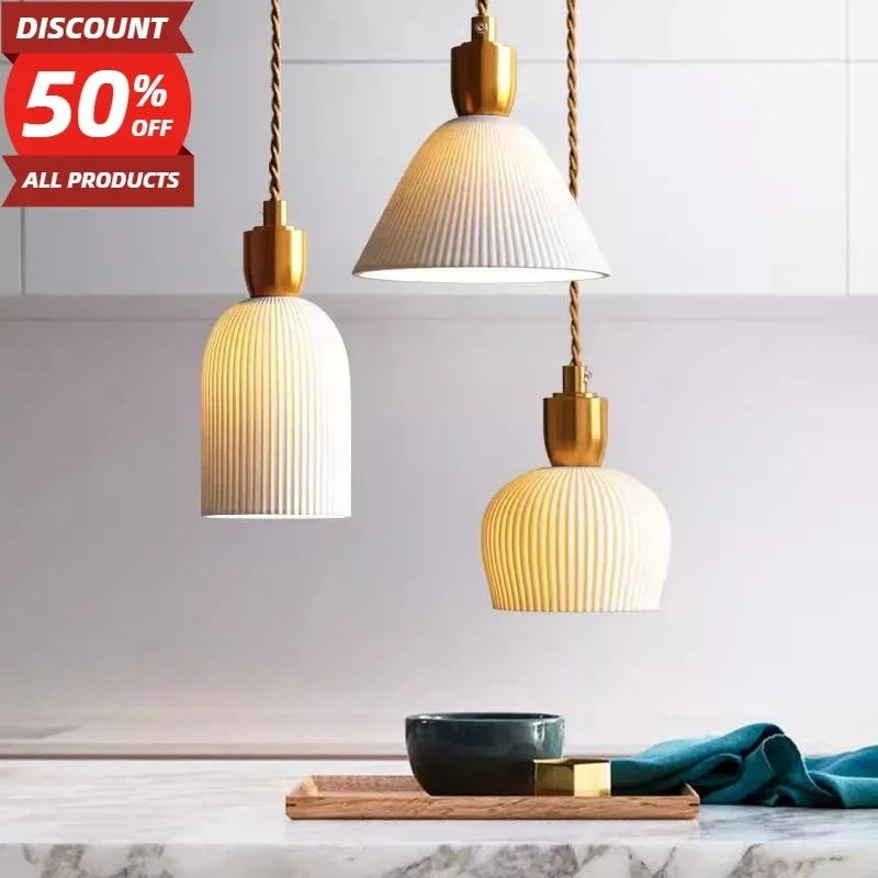 Nordic Minimalist Ceramic Pendant Light Retro Creative Decoration Bedroom Living Room Dining Room Study Lighting
Nordic Minimalist Ceramic Pendant Light Retro Creative Decoration Bedroom Living Room Dining Room Study Lighting