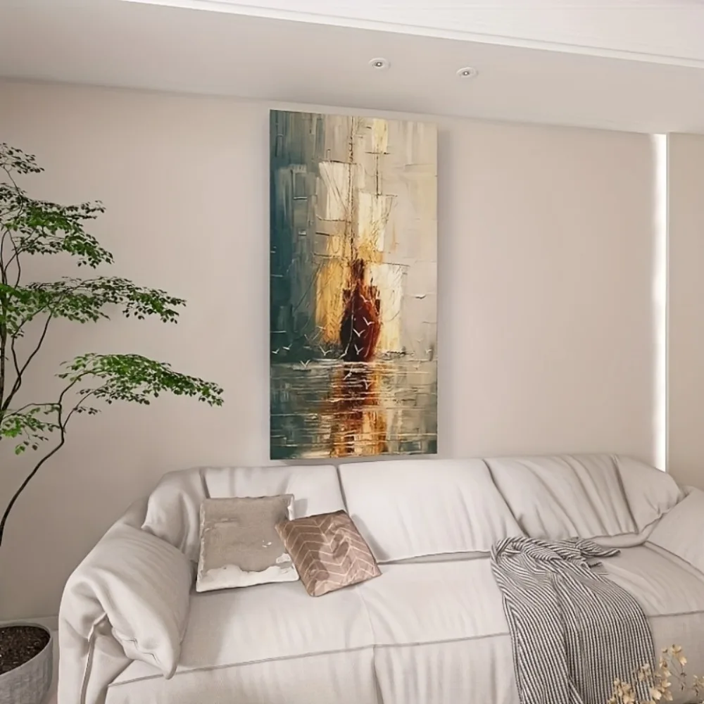 1.5 "thick pine wood frame, modern abstract boat painting canvas - wall art for the living room, bedroom or hallway decoration
1.5 "thick pine wood frame, modern abstract boat painting canvas - wall art for the living room, bedroom or hallway decoration
