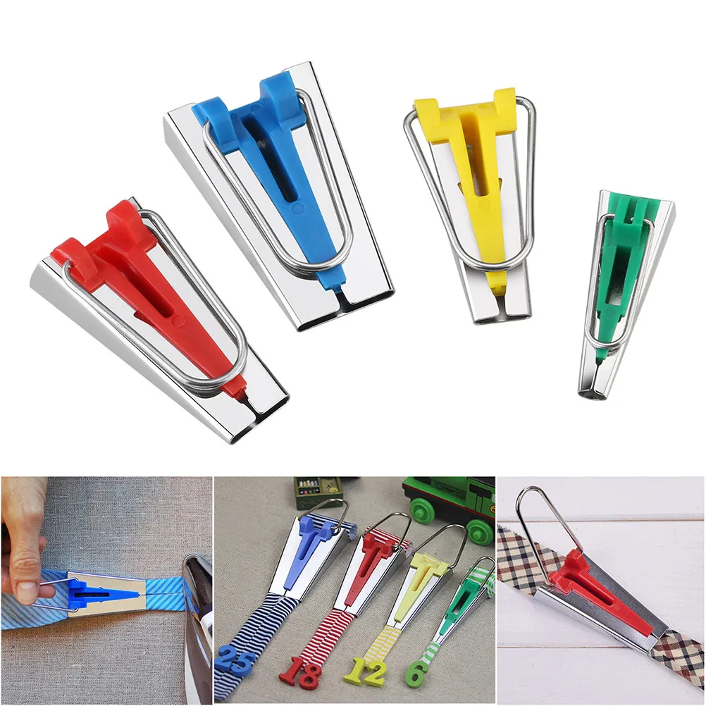 8Pcs Portable Bias Tape Makers Set Hard Plastic Metal Assorted Colors Sizes Precise Folding Tool for Fabric Sewing Quilting
8Pcs Portable Bias Tape Makers Set Hard Plastic Metal Assorted Colors Sizes Precise Folding Tool for Fabric Sewing Quilting
