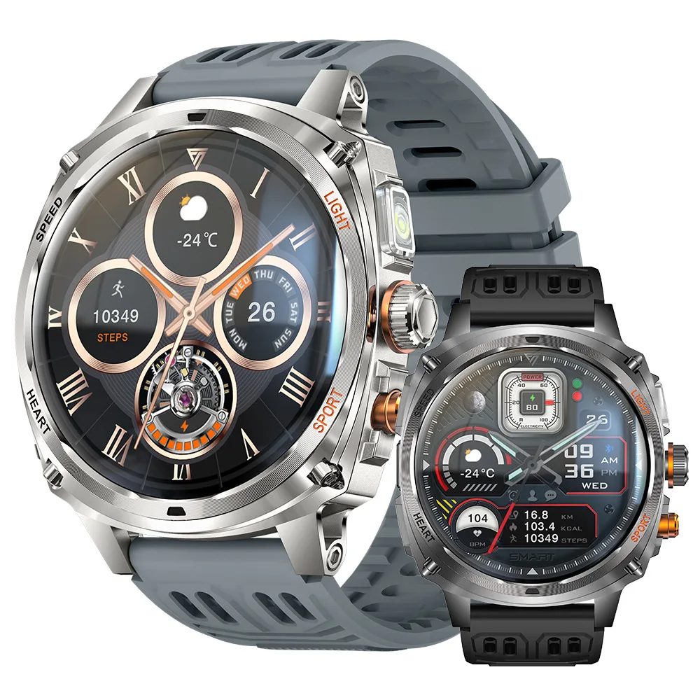 Tactical Outdoor Sports V95 Smart Watches Bluetooth Call 1.75-inch AMOLED Large Battery Health Monitoring Watches Flashlight Men
Tactical Outdoor Sports V95 Smart Watches Bluetooth Call 1.75-inch AMOLED Large Battery Health Monitoring Watches Flashlight Men