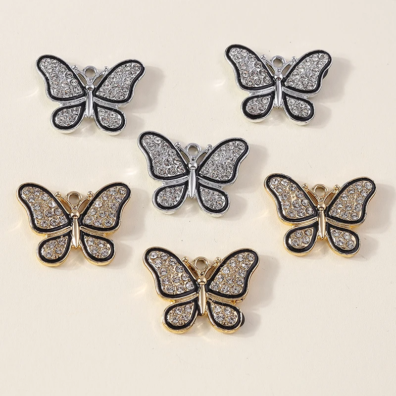 20pcs 23x18mm Elegant Crystal Animal Butterfly Charms Pendants for Making Necklaces Earrings Bracelet DIY Craft Jewelry Findings
20pcs 23x18mm Elegant Crystal Animal Butterfly Charms Pendants for Making Necklaces Earrings Bracelet DIY Craft Jewelry Findings