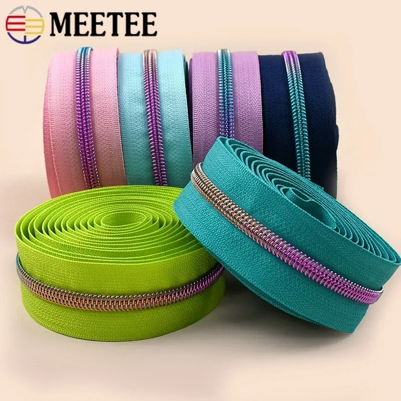1-10M Rainbow 5# Nylon Zipper Tapes Plastic Decorative Zip Closures for Bags Zips By The Meter Sewing Cabbage Zippers Roll
1-10M Rainbow 5# Nylon Zipper Tapes Plastic Decorative Zip Closures for Bags Zips By The Meter Sewing Cabbage Zippers Roll