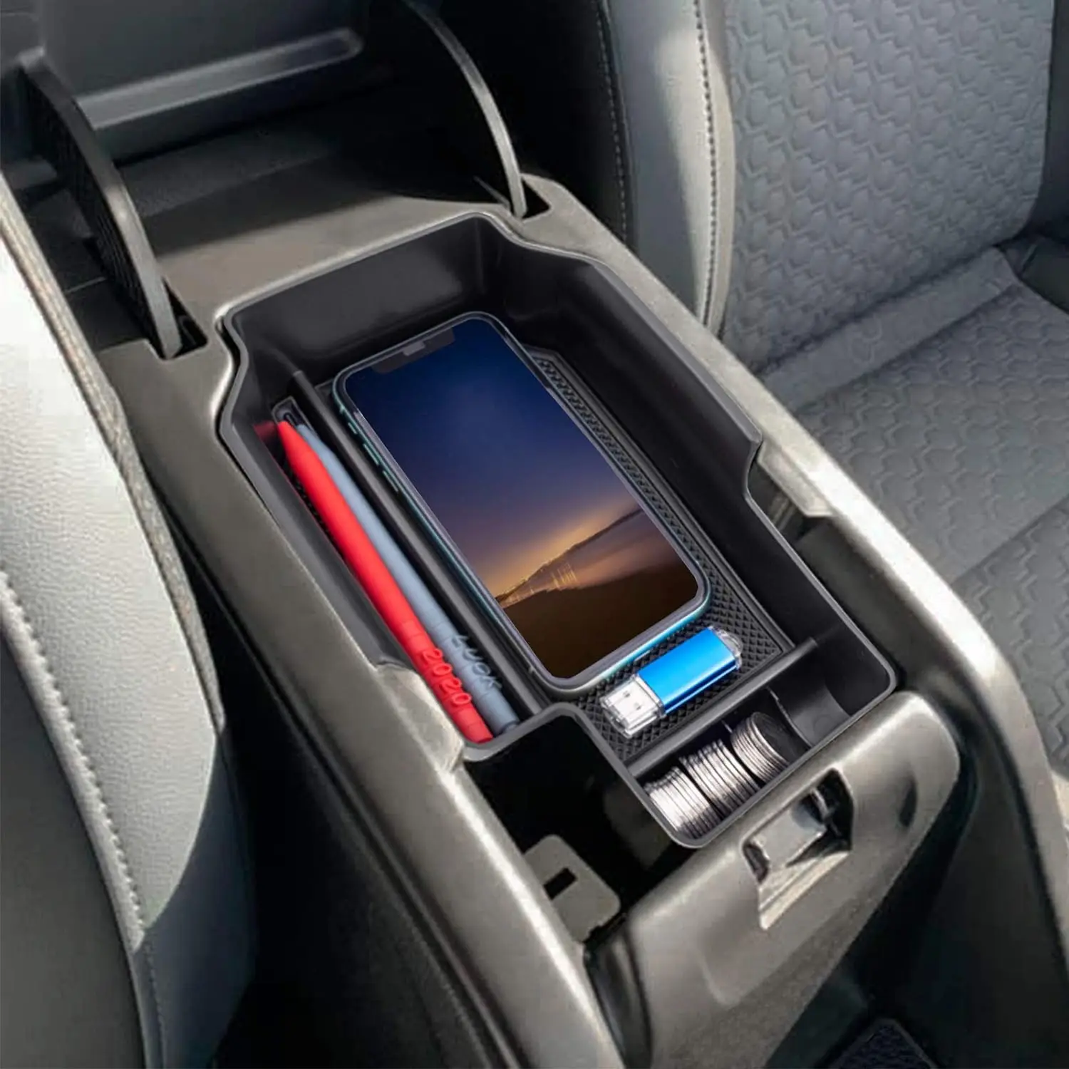 Органайзер центральной консоли, совместимый с Chevy Колорадо/GMC Canyon 2015-2022, подлокотник с вставкой на подлокотник, вторичный контейнер для хранения, черный
Органайзер центральной консоли, совместимый с Chevy Колорадо/GMC Canyon 2015-2022, подлокотник с вставкой на подлокотник, вторичный контейнер для хранения, черный