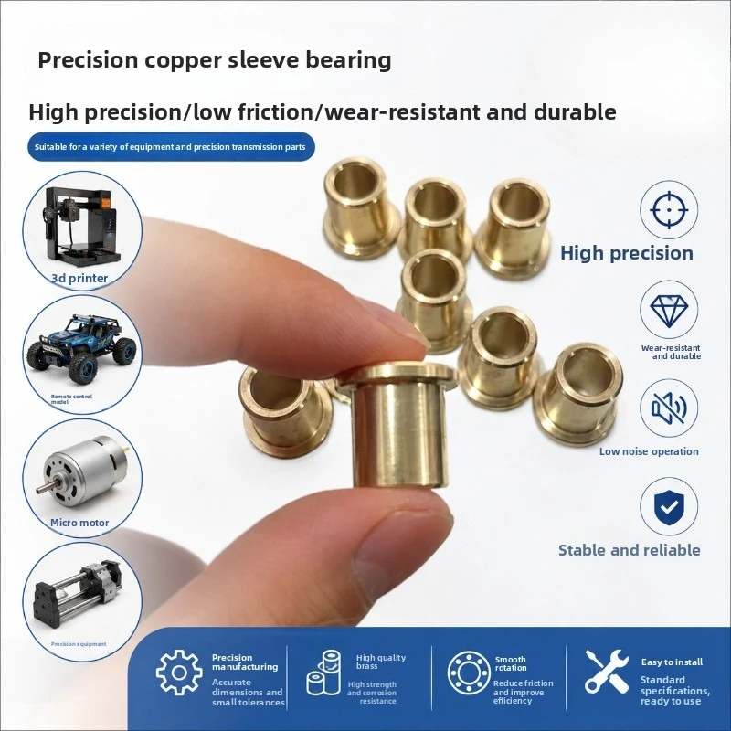 Self Lubricating Flange Bush Bearings Sintered Bronze Sleeve Washer Oilless Copper Bearing Socket ID 1mm To 18mm for RC Car
Self Lubricating Flange Bush Bearings Sintered Bronze Sleeve Washer Oilless Copper Bearing Socket ID 1mm To 18mm for RC Car