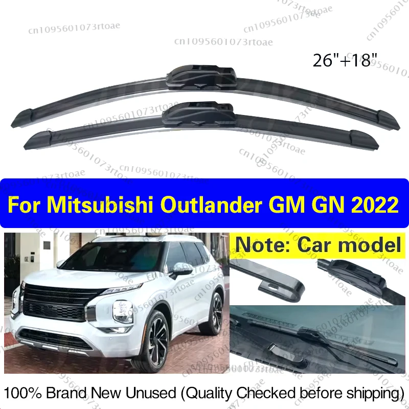 For Mitsubishi Outlander GM GN 2022 Car Front Wiper Blade Windscreen Windshield Clean Window Rain Brush Car Accessories 26"+18"
For Mitsubishi Outlander GM GN 2022 Car Front Wiper Blade Windscreen Windshield Clean Window Rain Brush Car Accessories 26"+18"