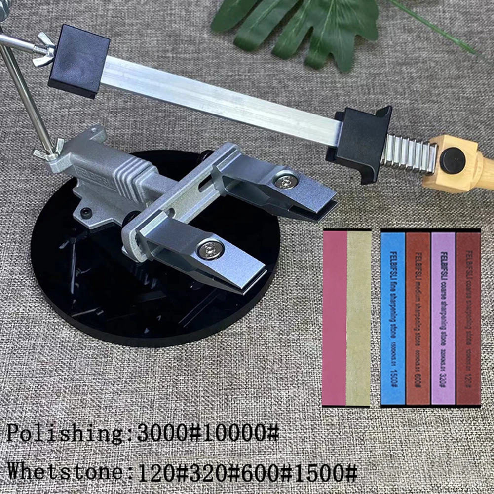 Knife Sharpening System with 3 Whetstones Knife Sharpening Kit Kitchen Grinding System for Kitchen Knives
Knife Sharpening System with 3 Whetstones Knife Sharpening Kit Kitchen Grinding System for Kitchen Knives