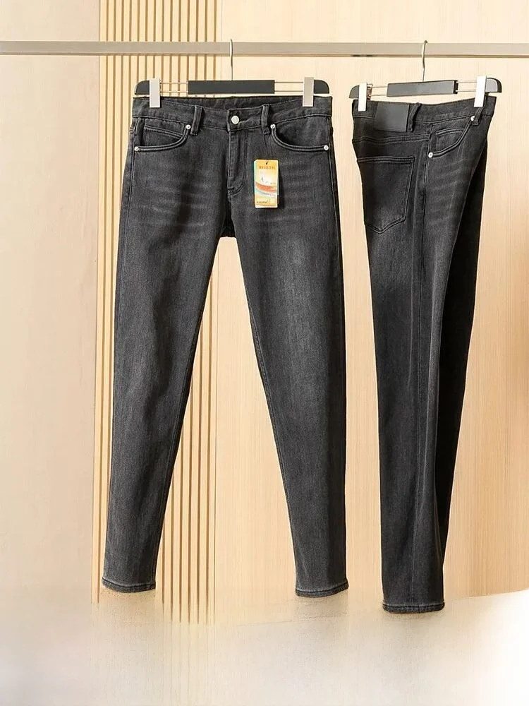 Fce Lined Thi Straight Leg Men's Jeans Casual Autumn Winter Denim Pants mid Waist Button Closure Cotton Blend
Fce Lined Thi Straight Leg Men's Jeans Casual Autumn Winter Denim Pants mid Waist Button Closure Cotton Blend