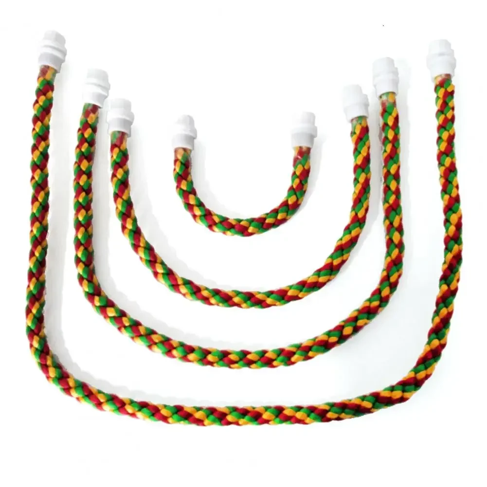 30/55/80/105cm Colorful Parrot Rope Hanging Braided Budgie Bird Cage Cockatiel Toy Pet Stand Accessories Ladder Swing Supplies
30/55/80/105cm Colorful Parrot Rope Hanging Braided Budgie Bird Cage Cockatiel Toy Pet Stand Accessories Ladder Swing Supplies