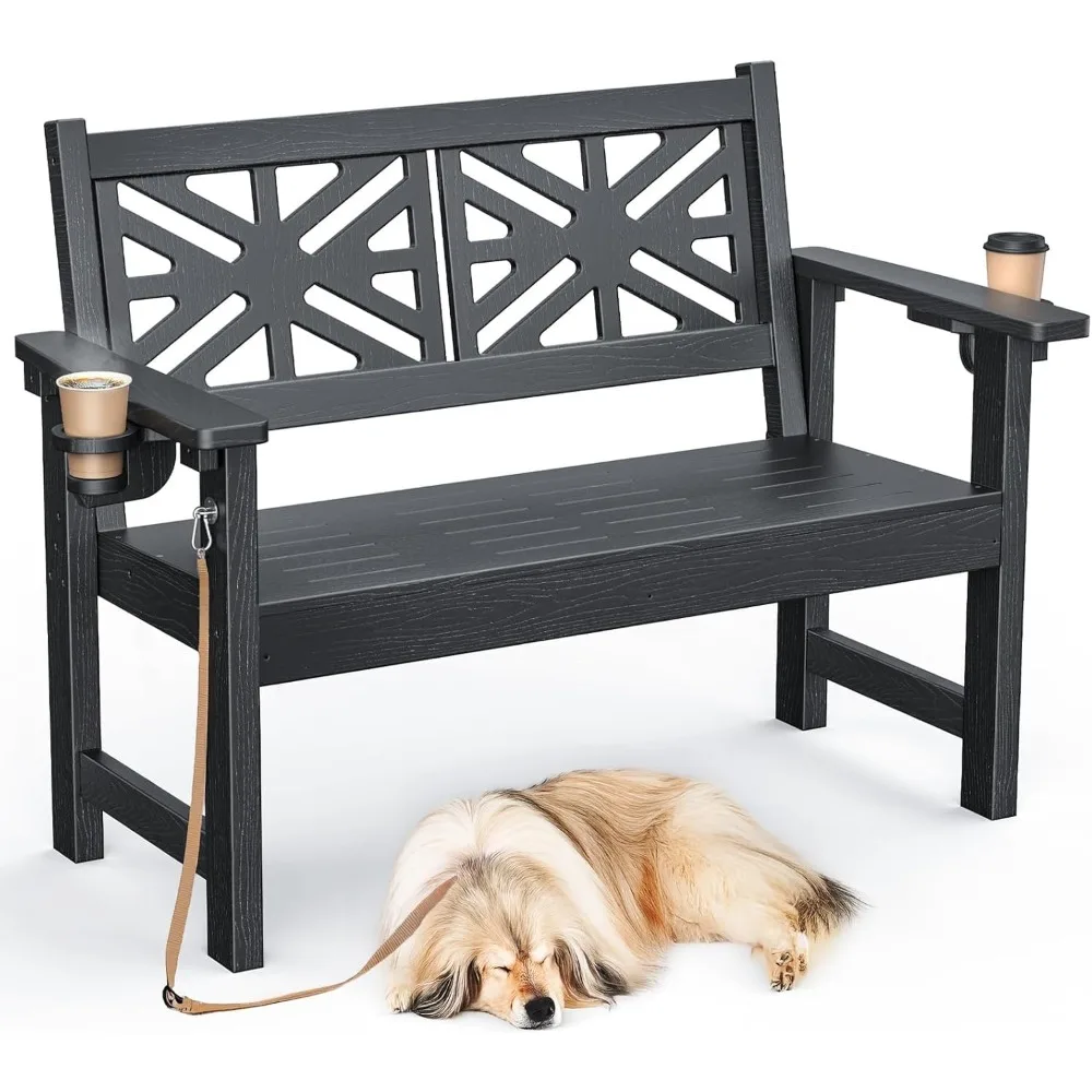 Outdoor Bench, 2-Person Garden Benches for Outdoors,HDPE Outdoor Benches Weatherproof That Never Rot,Patio Bench Holds up to 600
Outdoor Bench, 2-Person Garden Benches for Outdoors,HDPE Outdoor Benches Weatherproof That Never Rot,Patio Bench Holds up to 600