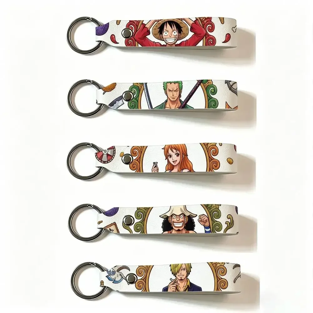 MOTORCYCLE ONE PIECE LUFFY ZORO PU Leather Keychain Minimalist Key Holder Durable Key Organizer For Car Keys Bag Accessories
MOTORCYCLE ONE PIECE LUFFY ZORO PU Leather Keychain Minimalist Key Holder Durable Key Organizer For Car Keys Bag Accessories