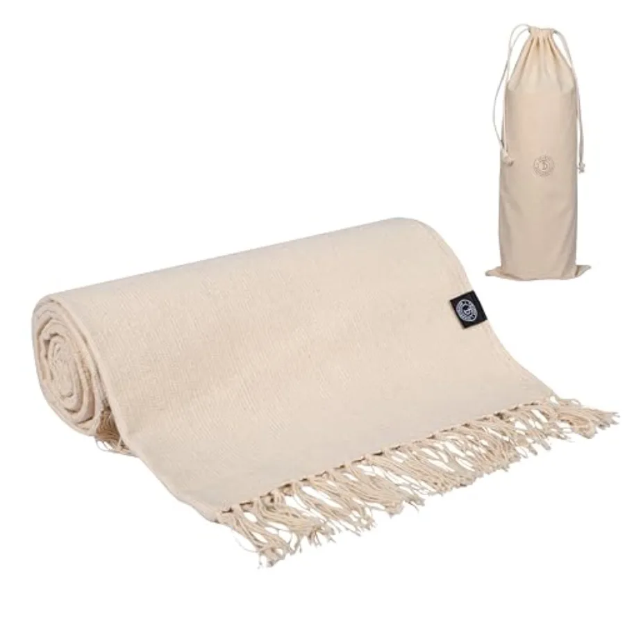 Premium Hand-Woven Organic Cotton Yoga Mat with Drawstring Bag 100 GOTS-Certified Eco-Friendly Non-Slip Extra Thick Durable Tox
Premium Hand-Woven Organic Cotton Yoga Mat with Drawstring Bag 100 GOTS-Certified Eco-Friendly Non-Slip Extra Thick Durable Tox