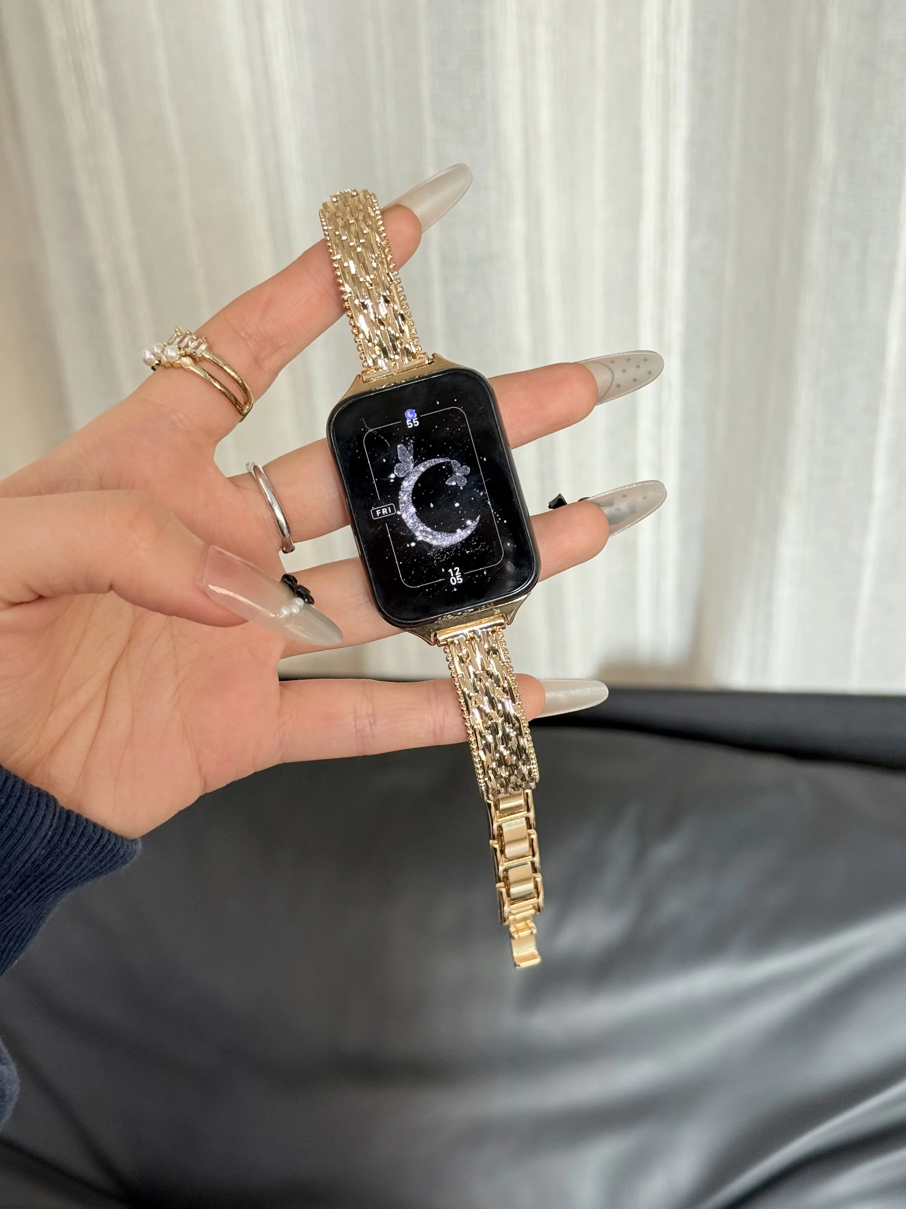 Металлический тонкий ремешок-цепочка подходит для Xiaomi Band 8Pro/9Pro, для Mi Band 3/4/5/6/7,8/8NFC/9NFC/10/10NFC, для Redmi Watch5/4/6
Металлический тонкий ремешок-цепочка подходит для Xiaomi Band 8Pro/9Pro, для Mi Band 3/4/5/6/7,8/8NFC/9NFC/10/10NFC, для Redmi Watch5/4/6