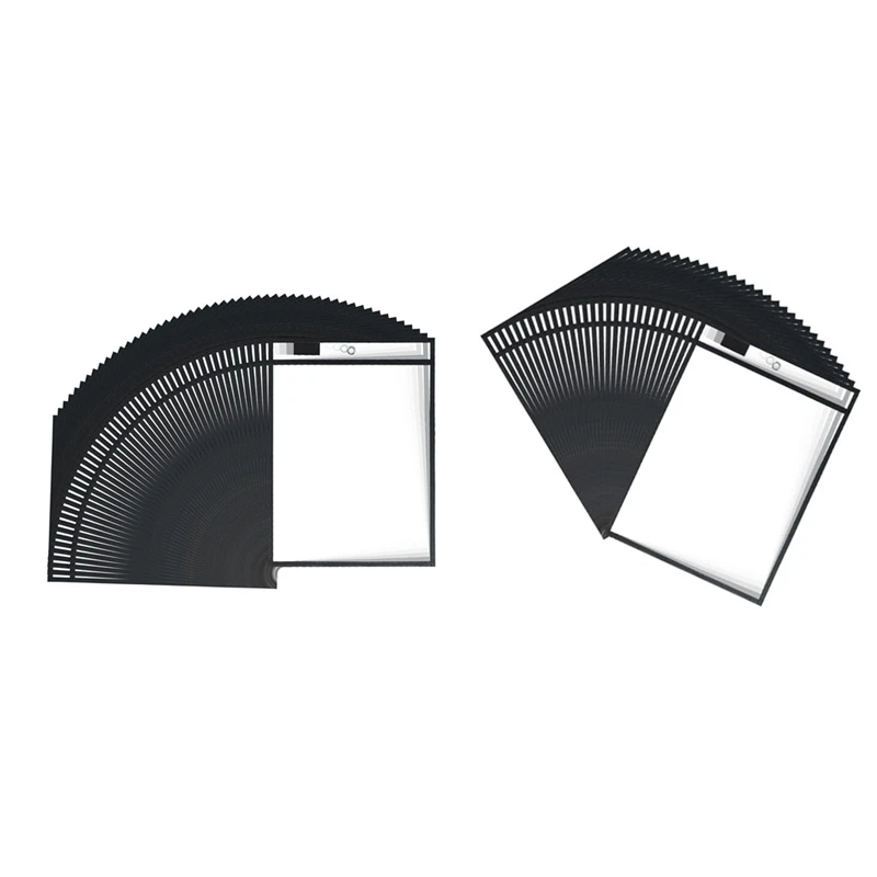 50PCS Dry Erase Pockets Clear Shop Ticket Holders 10X14inch,Black,Reusable Plastic Sleeves For Paper
50PCS Dry Erase Pockets Clear Shop Ticket Holders 10X14inch,Black,Reusable Plastic Sleeves For Paper